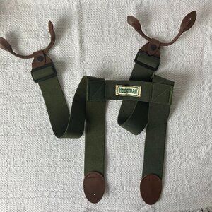 Hodgman - Wader Suspenders - Approximately 2" x 32" - Green, H-Style